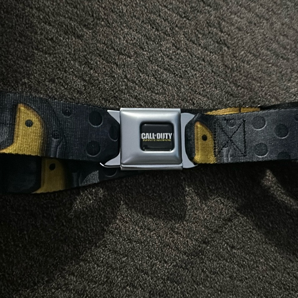Call of duty seat belt buckle belt
